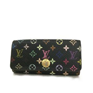 664078E V Louis Vuitton Key Case Multicles 4 Ring Monogram Multicolor